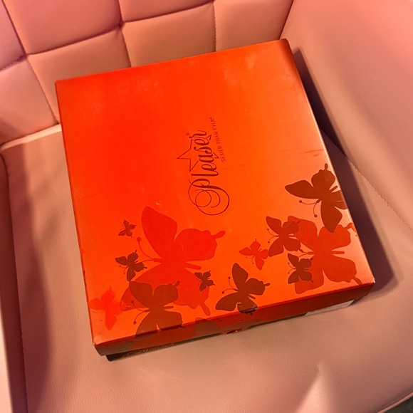 Pleaser 7" Bejeweled #701- Clear & Silver Rhinestones Slides - Size 9 - Picture 4 of 6